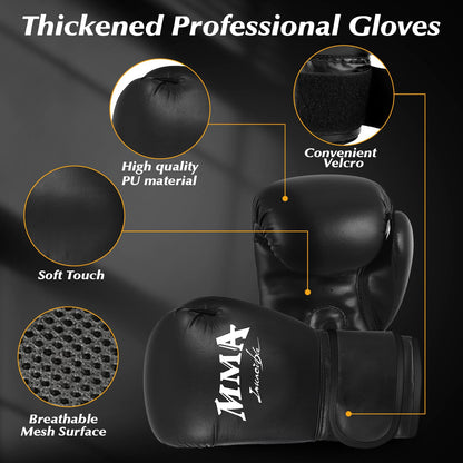 NZQXJXZ Boxsack hängend 120 cm, Boxset mit Handschuhen und Bandagen