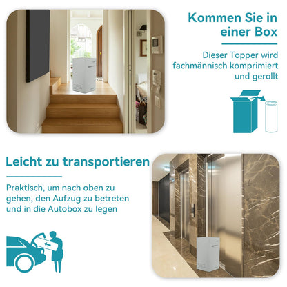 Amazon Basics Comfort Memoryschaum Matratzenauflage - Plüsch 180x200cm