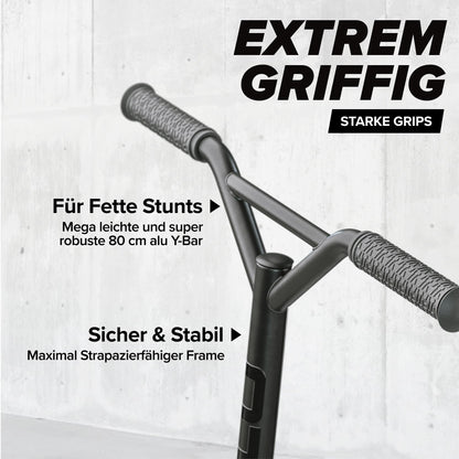 Apollo Genius Pro Stunt Scooter – Robuster Trickroller für Kinder