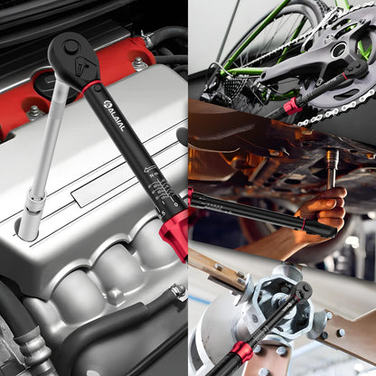 ALAIAL 12-tlg. Drehmomentschlüsselset - 1/2" & 3/8", 20-220Nm, 5-60Nm