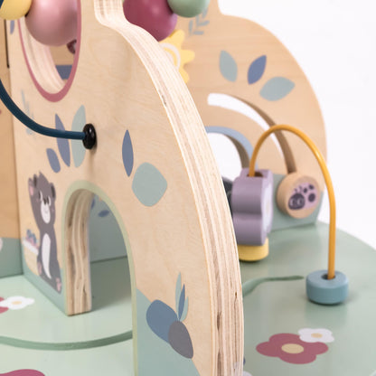 mamabrum Aktivitätstisch Montessori Motorik Holz Baby 1 Jahr