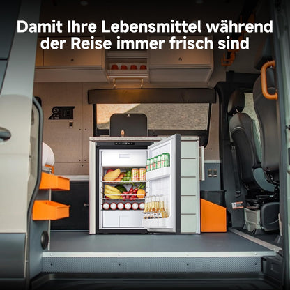AAOBOSI Kompressor Kühlbox 83L mit App-Steuerung, 12/24V, -20°C