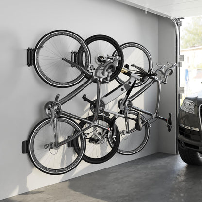 monTEK Fahrrad-Wandhalterung schwenkbar, Wandfahrradständer bis 30 kg