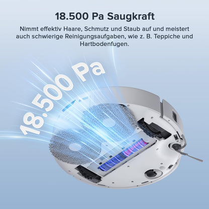 Roborock Qrevo Curv S5X Saugroboter mit Wischfunktion – Weiss