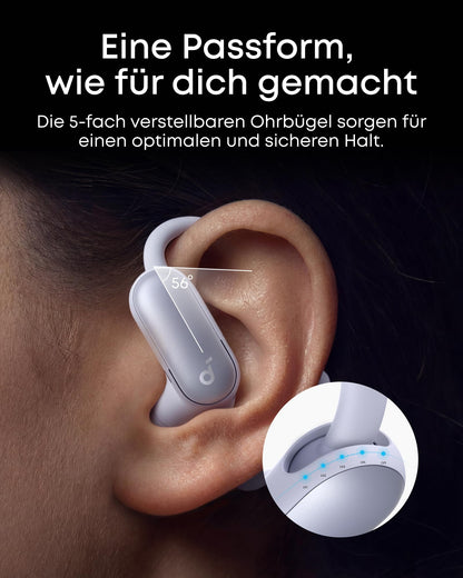 soundcore AeroFit 2 Pro Open-Ear Kopfhörer mit 2 Tragemodi, Bluetooth