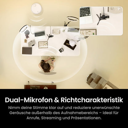 Insta360 Link 2 Pro – 4K PTZ-Webcam mit KI-Tracking und HDR