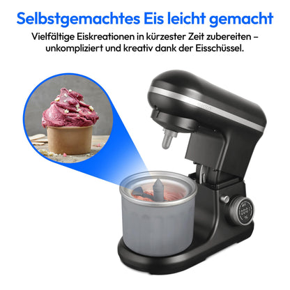MEDION Küchenmaschine MD18420 mit Eisschüssel, 1200 W, schwarz