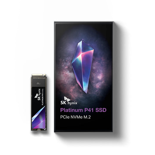 SK hynix Platinum P41 NVMe SSD. Schwarze M.2 PCIe 4.0 Platine. Ultraschneller Datenspeicher für PCs.