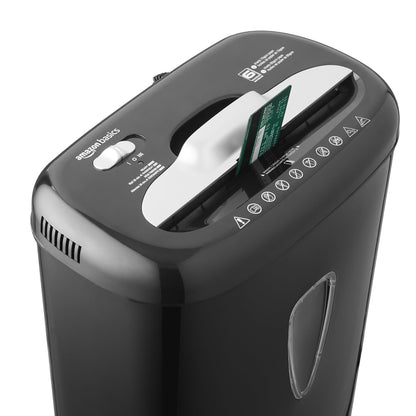 Amazon Basics Aktenvernichter, Mikroschnitt, Sicherheitsstufe 4