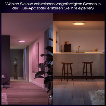 Philips Hue Devote Smart LED-Panel Rund 43cm Weiss & Farbe