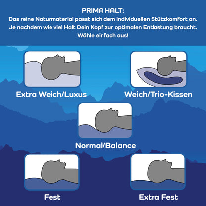 LINEA by böhmerwald cosy Daunen-Kopfkissen - extraweich 80x80