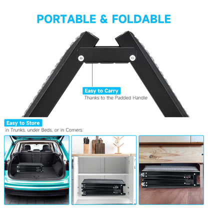 CO-Z Hunderampe faltbar 160cm Einstiegshilfe Auto - für grosse Hunde