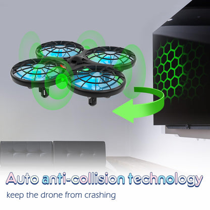 Loolinn Drone X26 Mini-Drohne für Kinder mit Antikollisionstechnologie