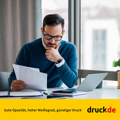druck.de ONE Kopierpapier A4 weiss, 5000 Blatt, 2 Kartons