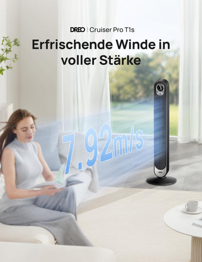 Dreo Smart 20dB Turmventilator – Leiser, Sprachsteuerung