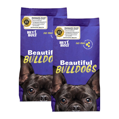 HEY HOLY Trockenfutter Bulldoggen Getreidefrei Lachs 14kg