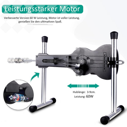 Auxfun Premium Sexmaschine – EzfunLok 60W, Unisex, Tragbar