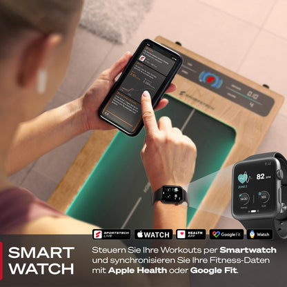 Sportstech sWalk Laufband – Walking Pad unterm Schreibtisch