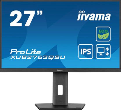 iiyama Prolite XUB2763QSU-B1 Monitor - 27 Zoll WQHD 100Hz schwarz
