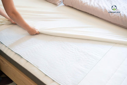 Sensalou Inkontinenz Bettunterlage 70x100 cm, wasserdicht, 4er Set