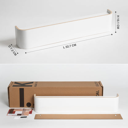 Kazai Wandgarderobe Toke Design-Garderobenpaneel - Weiss