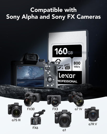 Lexar Professional SILVER CFexpress Typ A Karte - 160GB