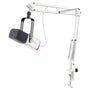 Fifine MI34 Dynamisches Streaming-Mikrofon USB/XLR mit Arm, Weiss – Mikrofon-Set für Gaming, Streaming und Podcast