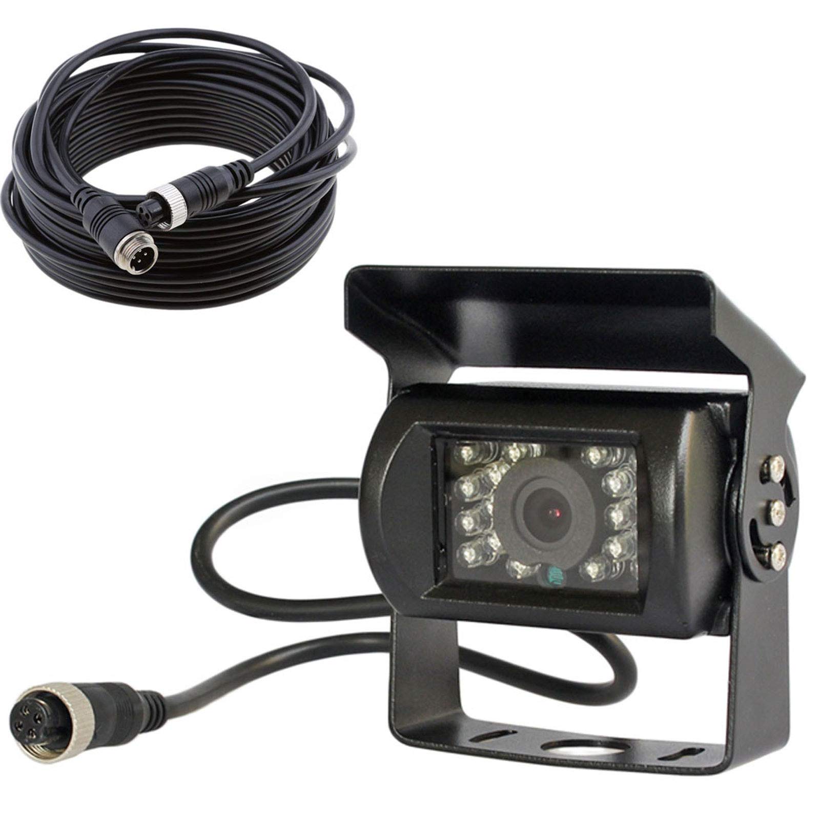 xinyida HK5880 Rückfahrkamera, 4-polig, Nachtsicht, 15 m Kabel
