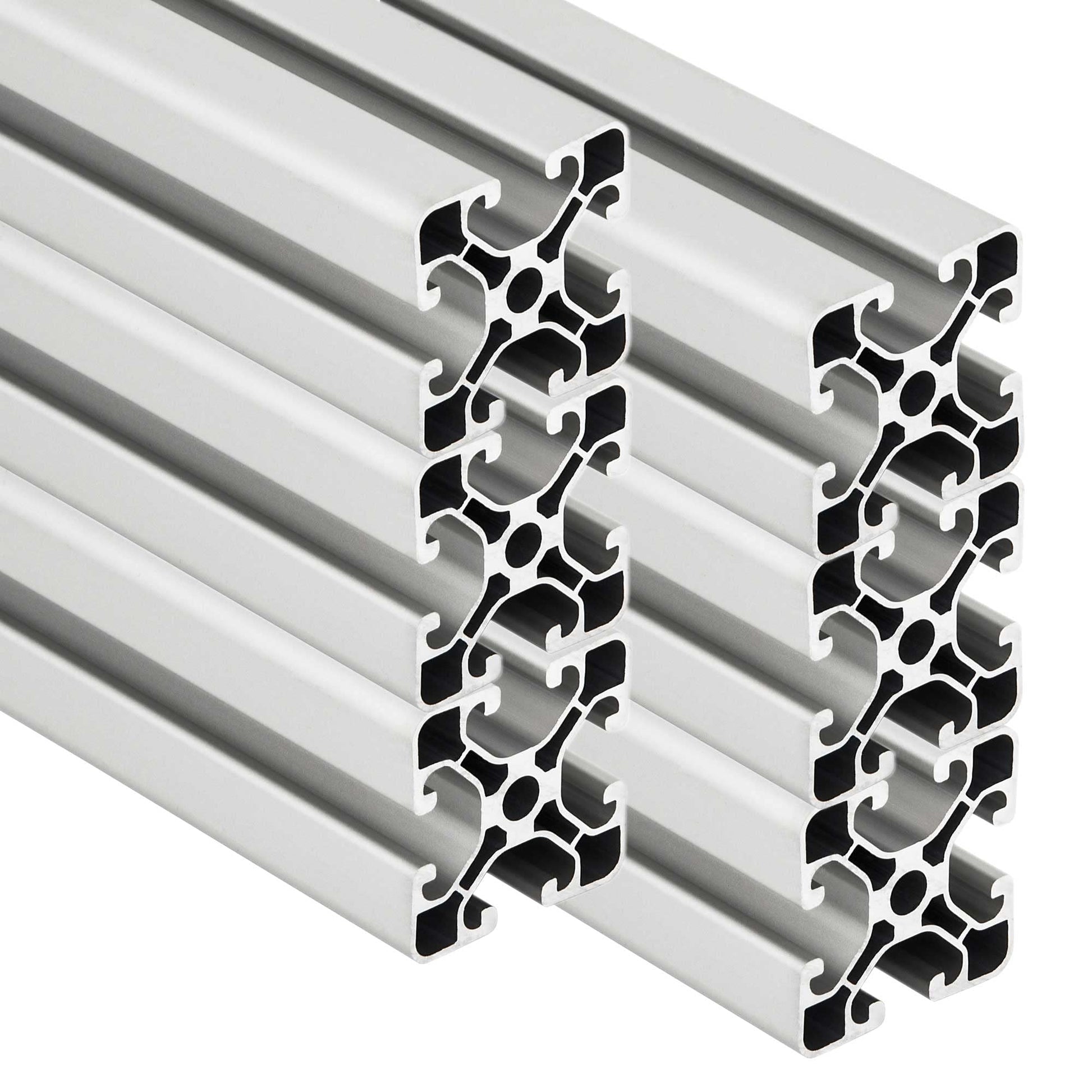 SCHMIDT systemprofile 40x40 Nut 8 Strebenprofil - eloxiert. Eloxiertes 40x40 Profil, stabil für Rahmenkonstruktionen im Maschinenbau.
