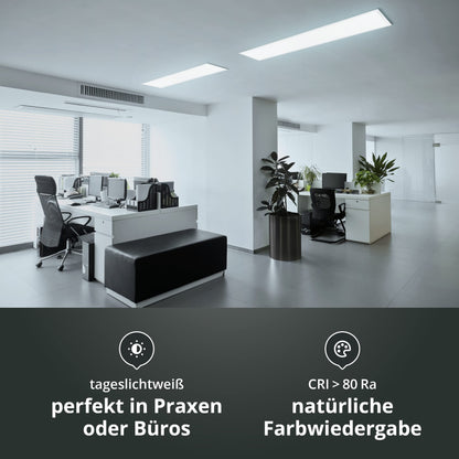 ProLux LED-Panel Aufbau Deckenleuchte - 120x30cm 6000K 36W