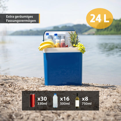TZS First Austria Kühlbox 24L Elektrisch Kühlen/Wärmen - Blau