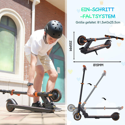 RCB TECH E-Scooter Kinder – Faltbarer E-Scooter 20 km/h | 16 km