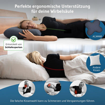 ACAMAR QuickDry Orthopädisches Nackenkissen – Seitenschläfer