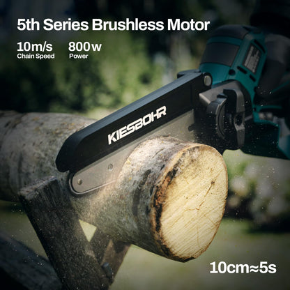 KIESBOHR CSE002 Mini Akku Kettensäge 15cm – Makita 18V kompatibel