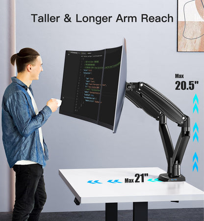HUANUO Dual Monitor Halterung – Gasdruckfeder 13-40 Zoll