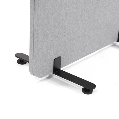 hjh OFFICE FLEXMIUT Mobile Akustik Trennwand Hellgrau 177x60cm