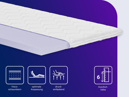 Traumnacht Orthopädischer Memory Foam Topper - 120x200 cm