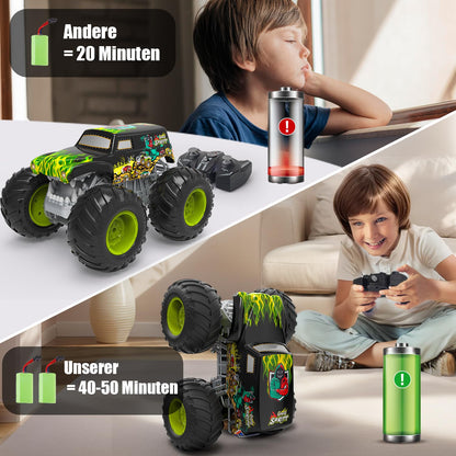 PENGBU RC Monstertruck 1:16, ferngesteuertes Amphibienfahrzeug