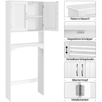 Yaheetech Hochschrank Überbau Waschmaschine WC - 180 cm