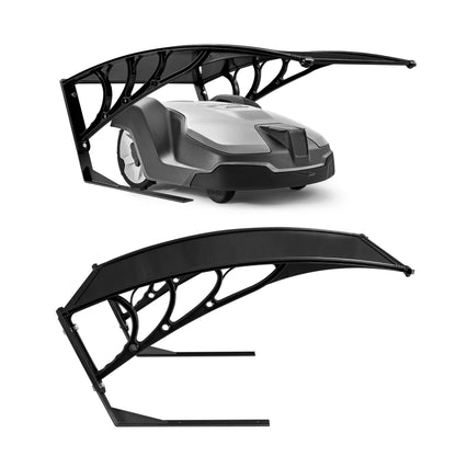 Arebos Mähroboter Garage – Carport Schwarz 102x79x46 cm