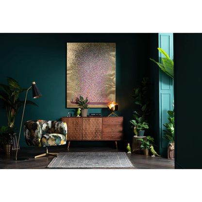 Kare Design Wandbild Touched Flower Boat - Gold/Pink 160x120cm