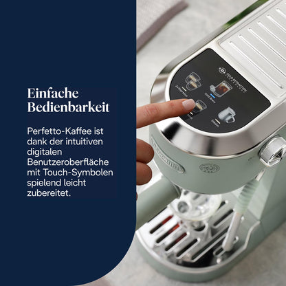 De'Longhi Dedica Duo EC890.GR Siebträgermaschine, Grün