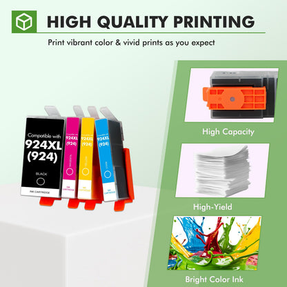 INFITONER 924XL Patronen Multipack kompatibel für HP OfficeJet Pro