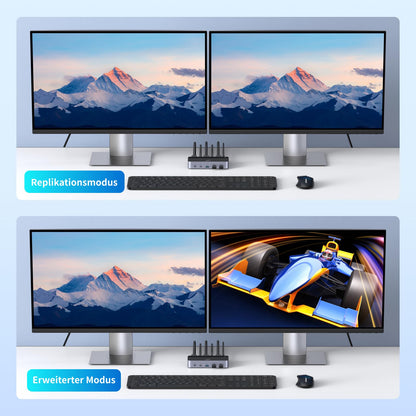 UGREEN HDMI KVM Switch 2 PC 2 Monitore 4K60Hz USB 3.0