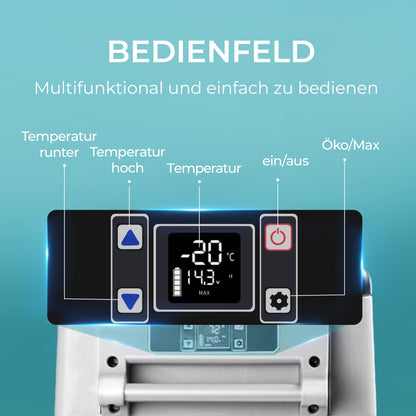 EUHOMY CF35 Kompressor-Kühlbox 30,6 L mit App und LCD-Display
