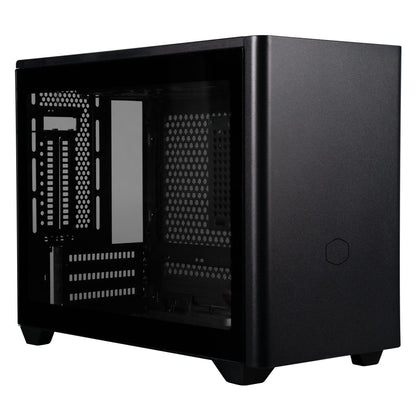 Cooler Master MasterBox NR200P Mini-ITX PC-Gehäuse - Schwarz. Kompaktes schwarzes Gehäuse zum Einbau und Schutz von Mini-ITX PC-Hardware.