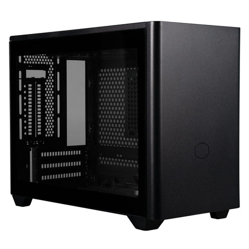 Cooler Master MasterBox NR200P Mini-ITX PC-Gehäuse - Schwarz. Kompaktes schwarzes Gehäuse zum Einbau und Schutz von Mini-ITX PC-Hardware.