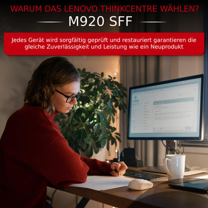 Lenovo ThinkCentre M920s SFF PC i7-8700 32GB RAM 1TB SSD überholt
