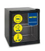 METRO Professional Mini-Kühlschrank GPC1046, 46 L, Glastür, schwarz, kompakte Bauform
