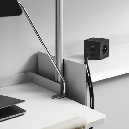 Avolt Square 1 Steckdosenwürfel USB-C - Stockholm Black 1.8m